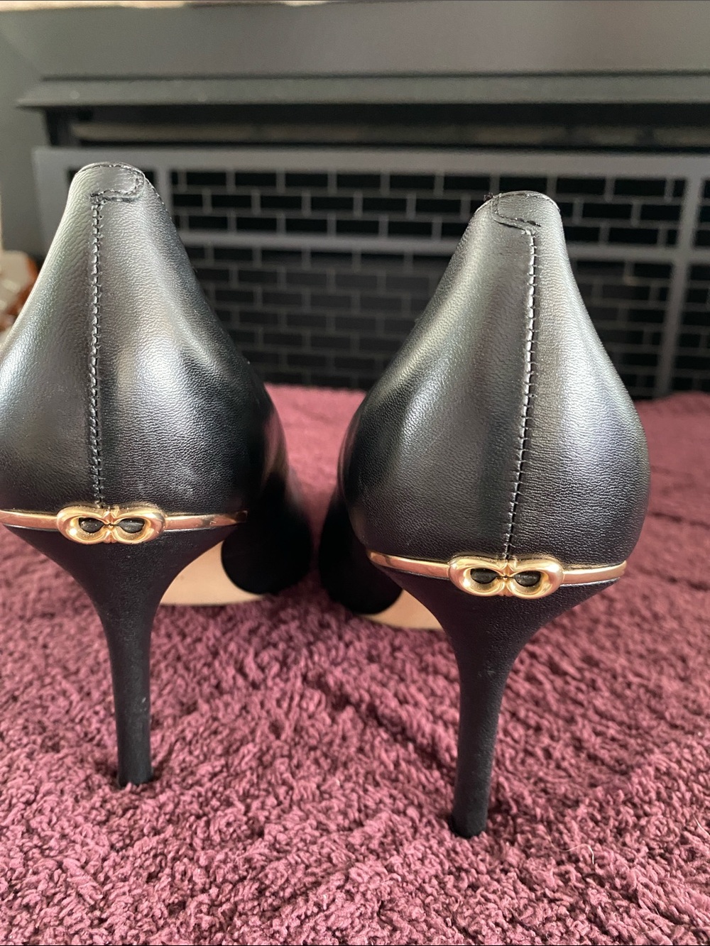 Coach black Pointed-Toe Pumps - Picture 10 of 12